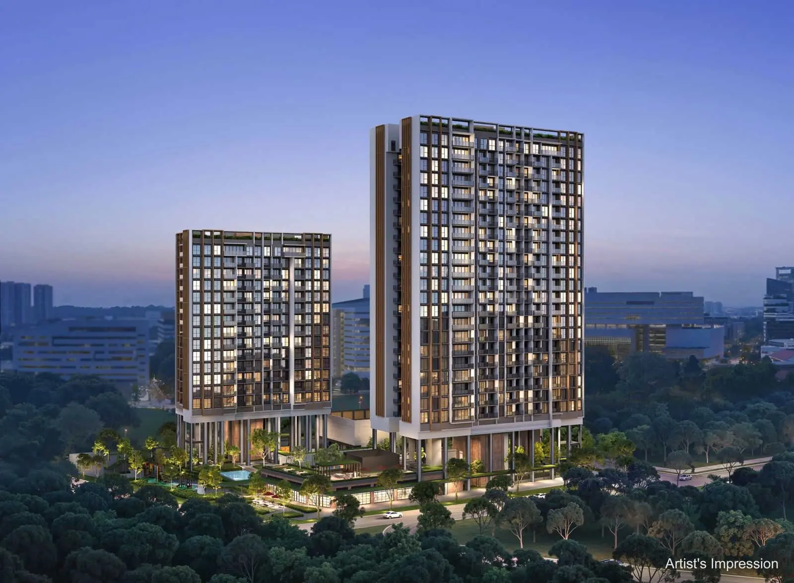 Hudson Place Residences — D05 · 18 , 20 Media Circle (Queenstown planning)